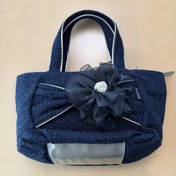 BARNEY NEW YORK 네이비 토트백