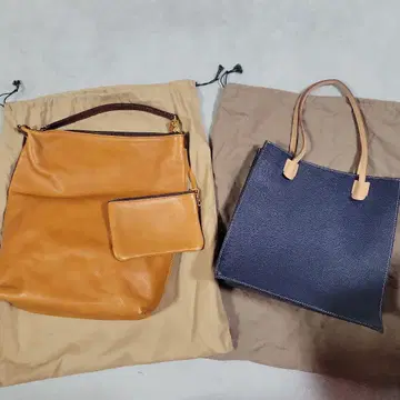 SOMES SADDLE CO. 천연 가죽 토트백 2세트