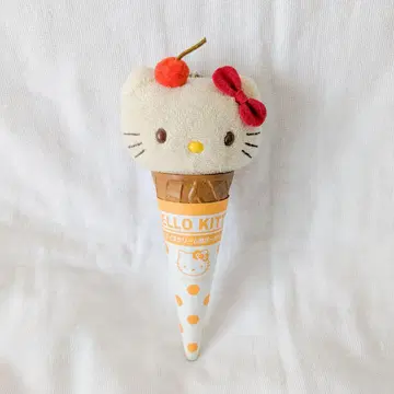 헬로키티 아이스 봉제 인형 키링 레트로 볼펜 레어 키티