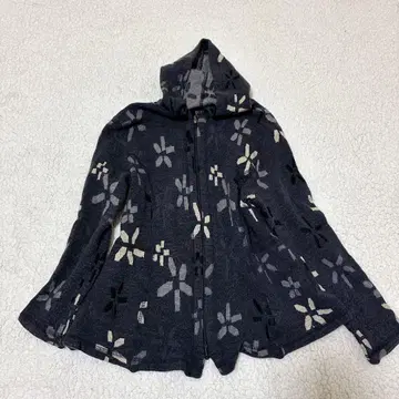 [ GIANNI LO GIUDICE ] 가디건 (40) 후드 부착 꽃무늬