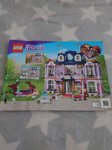 LEGO Friends 호텔, 41684 조립 키트, 상자 없음입니다.