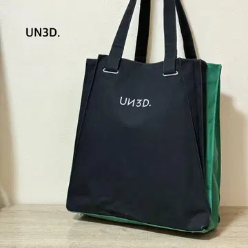 UN3D. BI-COLOR 바이컬러 오리가미 플리츠 토트 블랙