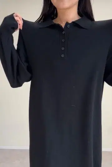 [리디] 폴로 카라 니트 원피스