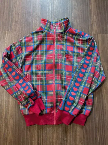 HEIHEI 트랙 자켓 빨간색 프리 사이즈