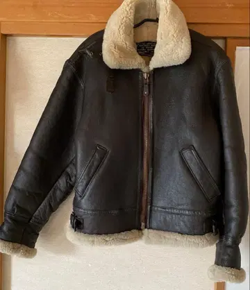 밀리터리 B-3 TYPE 무스탕 가죽 자켓