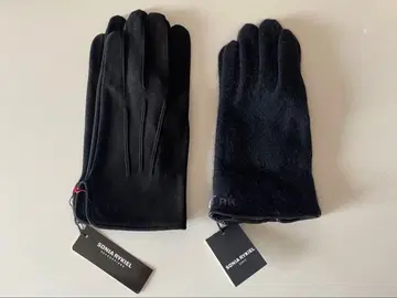 택 포함 새상품 신사 그로브 리키엘 옴 가죽 장갑 캐시미어