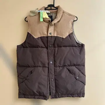 DOVETAIL 다브테일 양가죽 다운 베스트 웨스턴 클리닝 후 미착용