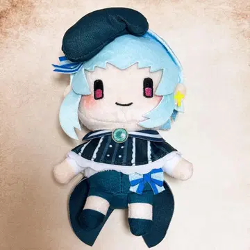 악마 집사와 검은 고양이 아쿠네코 플뢰르 봉제 인형 키링