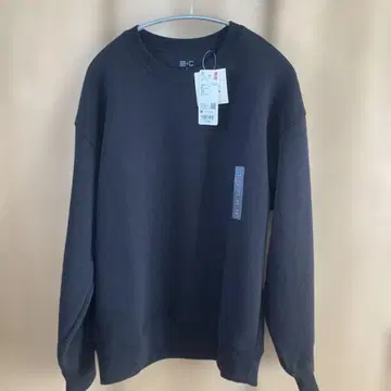 UNIQLO:C 오버사이즈 스웨트 셔츠 블랙 M