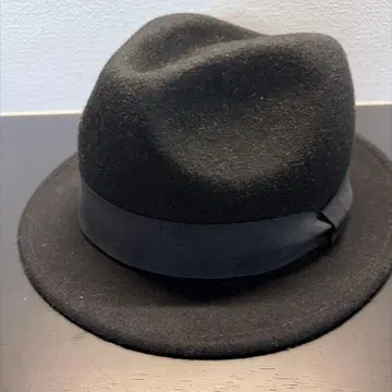 블랙 울 펠트 햇