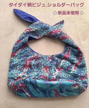 타이다이 패턴 비쥬 숄더백