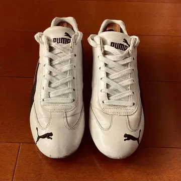 PUMA 스피드캣 빈티지 화이트 가죽 x 블랙 데님