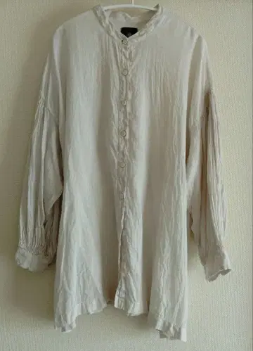 메종드소일 코튼 린넨 블라우스