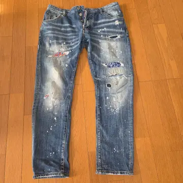 DSQUARED2 데미지 데님 사이즈 50 스케이터