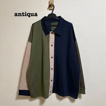 antiqua 배색 절개 자켓 여성용