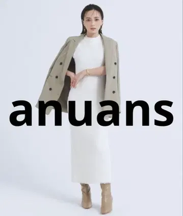 새상품급 anuans 슬리브리스 원피스 SMALL 화이트 여성용