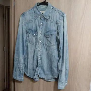 데님 셔츠 라이트 블루 긴팔