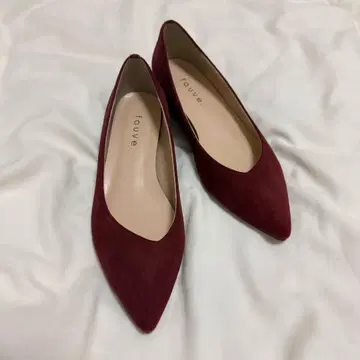 미사용 새상품 REGAL fauve 스틸레토 플랫슈즈 22.5cm