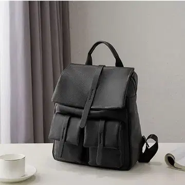 블랙 백팩 백팩