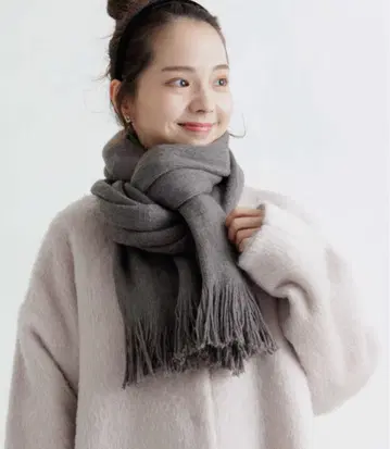 미사용 새상품 flower 플라워 베이직 머플러