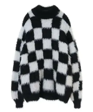 캔디 스트리퍼 FLUFFY PATTERN 니트