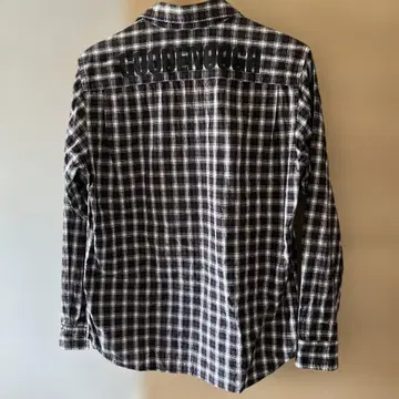 굿이너프 등 로고 체크 셔츠 2013