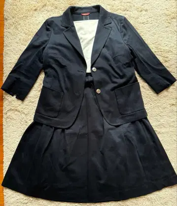 AMACA 네이비 자켓 스커트 수트