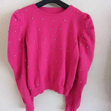 새상품급 미엘레 그랑 비쥬 니트 스웨터 핑크