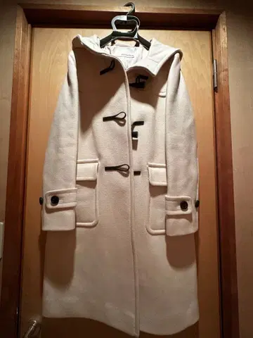 화이트 더플 코트 (green label relaxing) 후드 부착