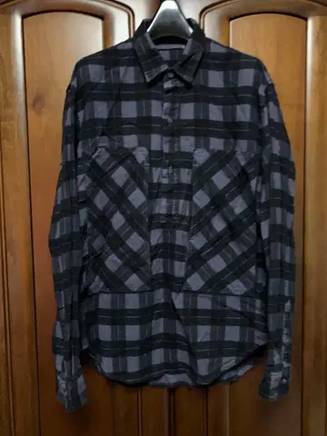 레드 리 체크 셔츠 LED RECHWE 풀오버 셔츠