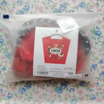 COTORI CIRCUS 레드 M 사이즈 백