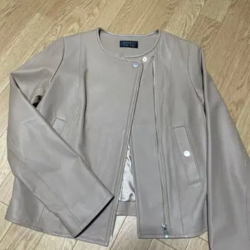 에포카 천연 가죽 자켓