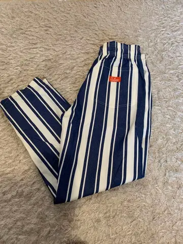 Cockman M 네이비 화이트 스트라이프