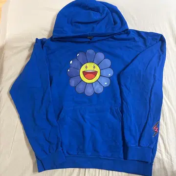 J 발빈 x 카이카이 키키 무라카미 다카시 후드티 파란색