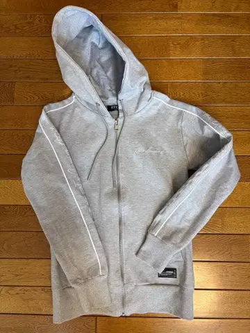 RTEG 그레이 풀 지퍼 후디 Small