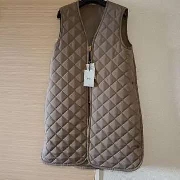 새상품 RERACS 리버서블 베이지 퀼팅 베스트