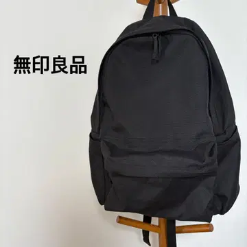 무인양품 블랙 백팩