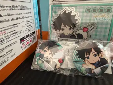 주술회전 후시구로 메구미 챠폰 복권 아크릴 스탠드 캔뱃지 세트