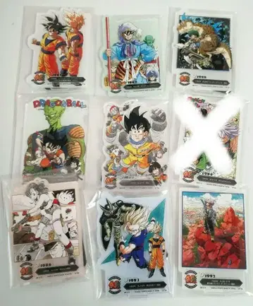 아클렉트 9종 드래곤볼 제일복권 아크릴 스탠드 ACLLECT