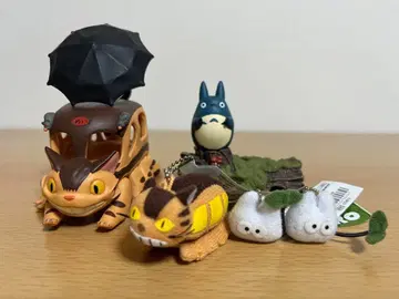 토토로 고양이 버스 키링 세트