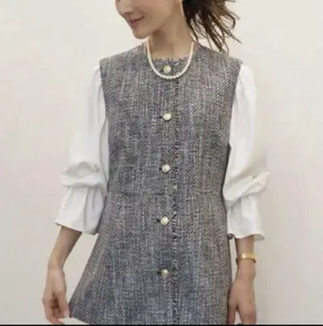 [새상품급] 레이나 호시 베스트 블라우스 세트 L LL사이즈