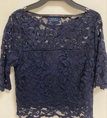 랄프 로렌 네이비 레이스 상의