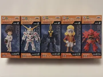 건담 월드 컬렉터블 피규어 5체 세트