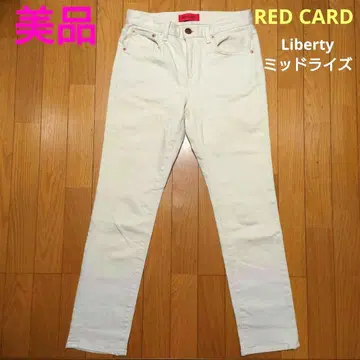 새상품급! RED CARD Liberty 아이보리 데님 레드카드