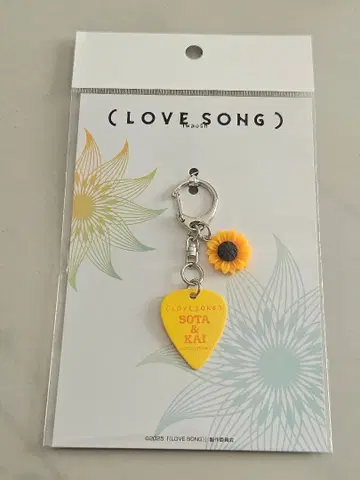 새상품 익명 배송 영화 LOVE SONG 굿즈 피크 키링 무카이 코지