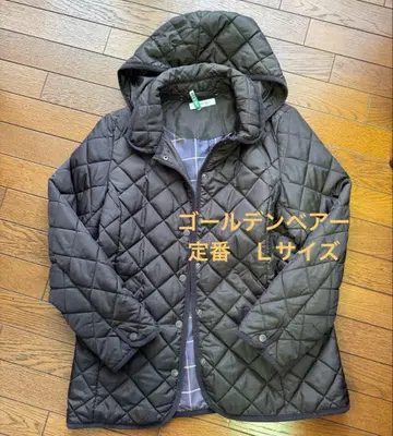[ 새상품급 ] 골든 베어 스테디셀러 퀼팅 자켓 L 사이즈 다크 브라운