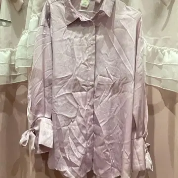 젤라또피케 하트 무늬 핑크 새틴 파자마 상하의 세트