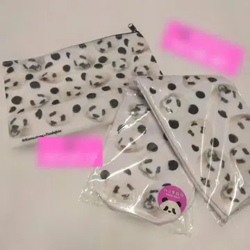 팬더 자신 샹샹 올 패턴 가챠 파우치 샹샹 올 패턴 백리스 양말