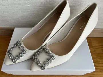 RANDA 비쥬 부품 펌프스 아이보리 22.5cm