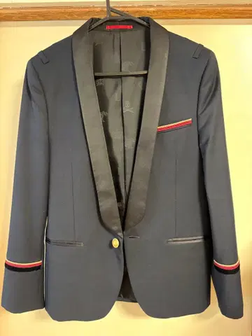 네이비 테일러드 자켓 loveless